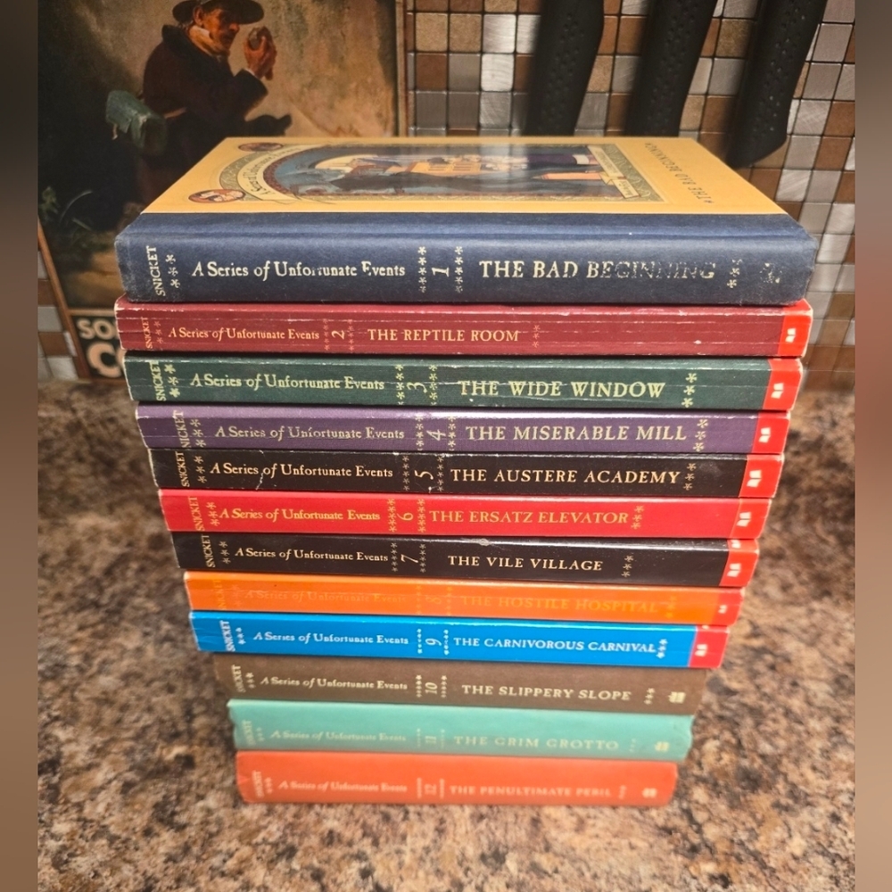 Colorful Book Set - A Series of Unfortunate Events